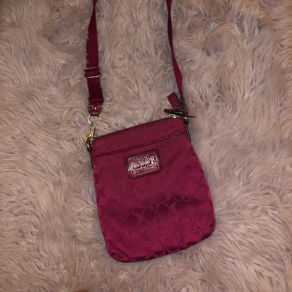Pink Coach Crossbody Bag 👛